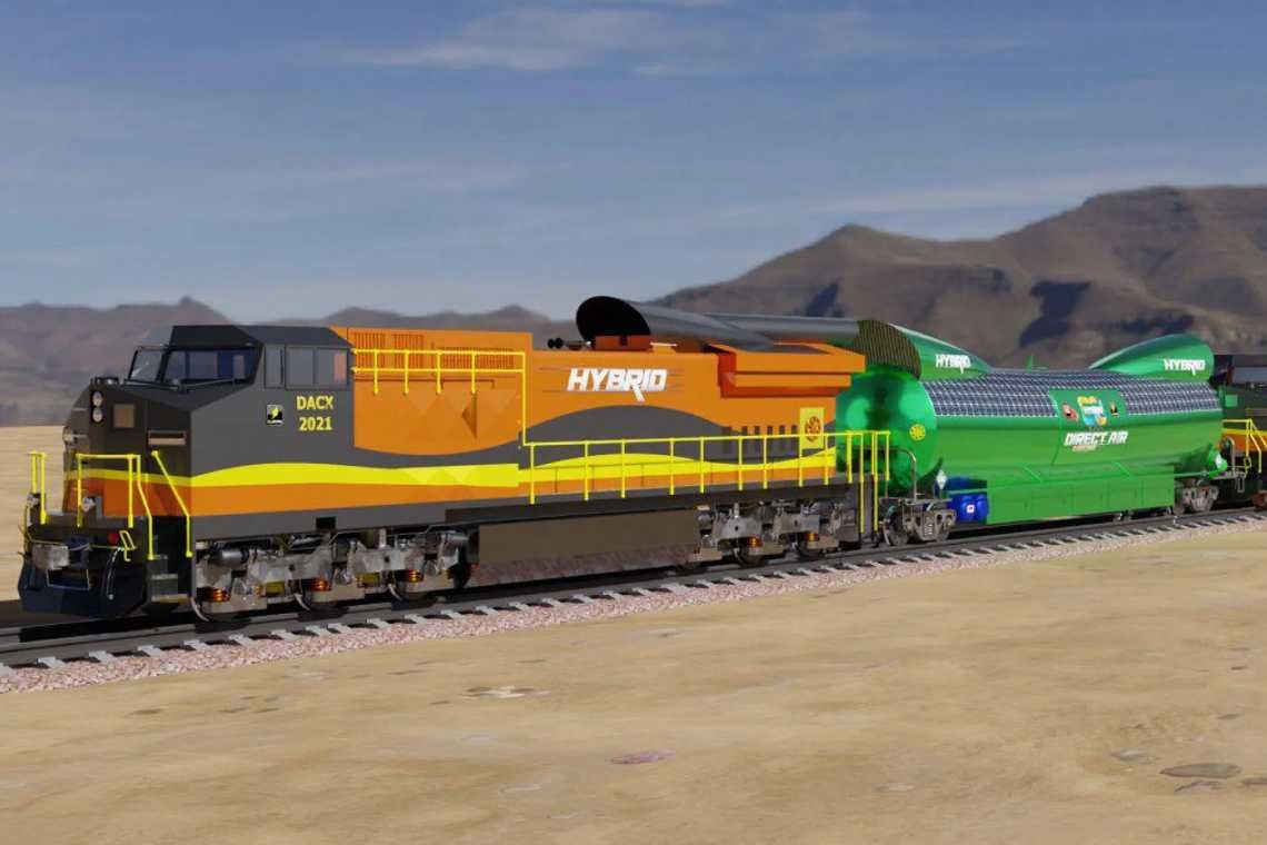 Τα τρένα στο μέλλον μπορεί να δεσμεύουν διοξείδιο του άνθρακα από την ατμόσφαιρα