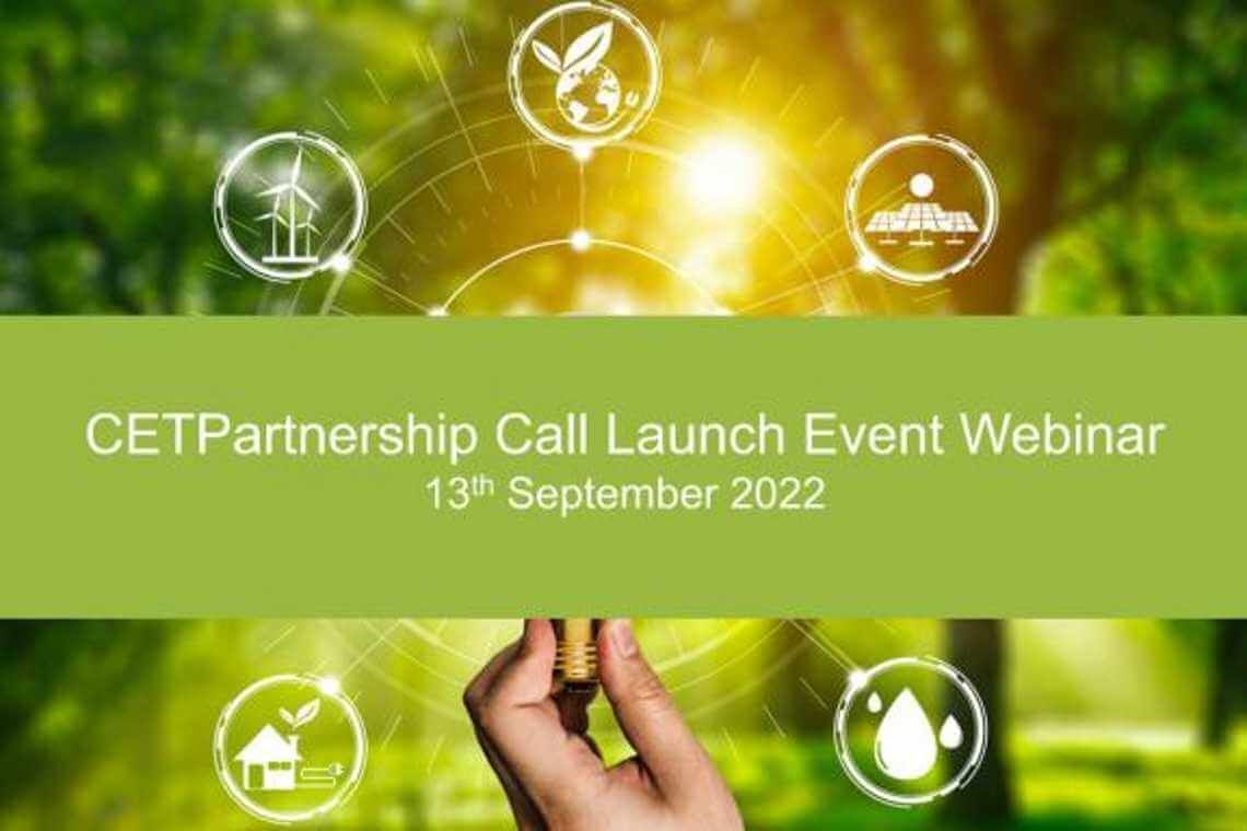 Ενημερωτικό διαδικτυακό σεμινάριο για την έναρξη της πρόσκλησης CETPartnership 