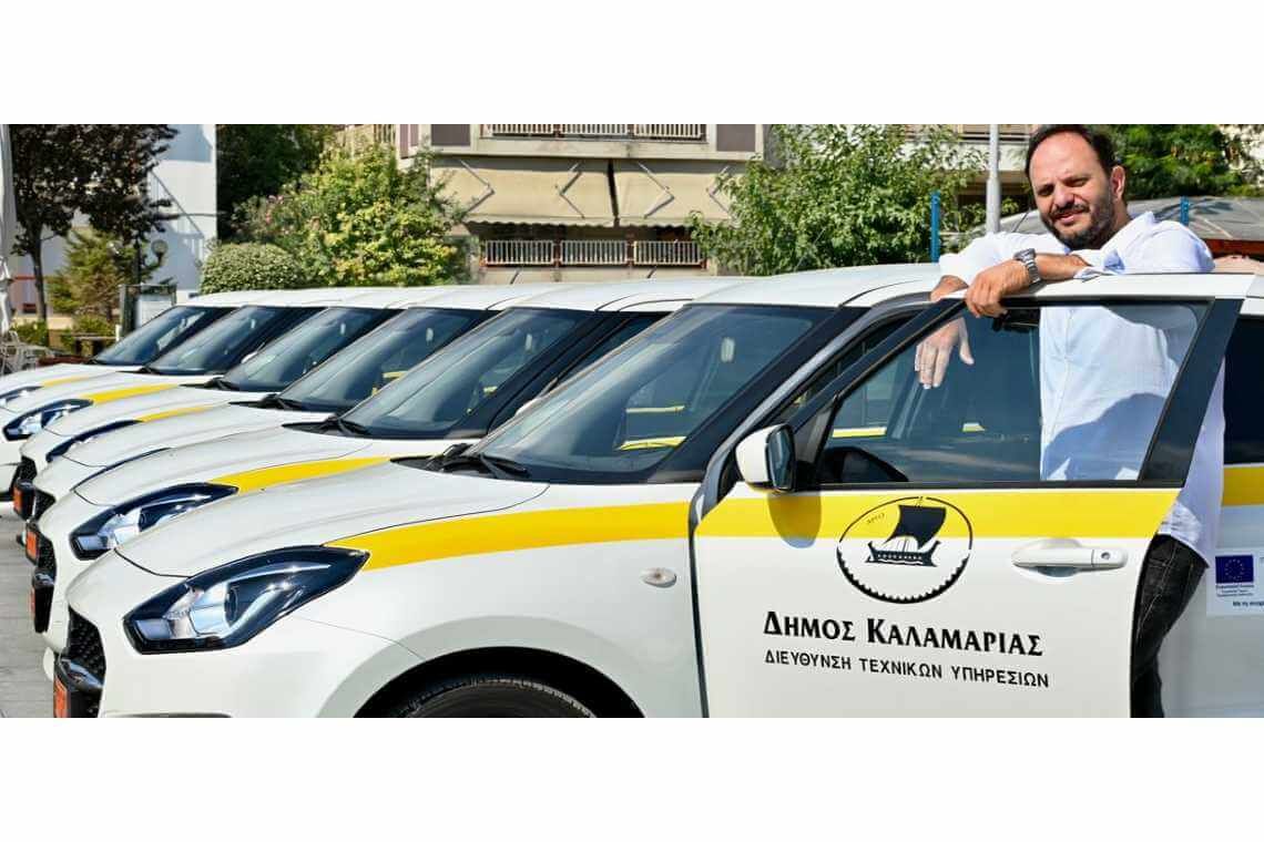 Ο Δήμος Καλαμαριάς στη Θεσσαλονίκη ενισχύει τον στόλο του με οκτώ υβριδικά οχήματα