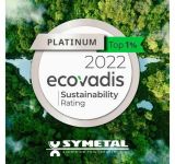 Η Symetal βραβεύτηκε με Platinum Rating από την EcoVadis για τις επιδόσεις της στην Αειφορία