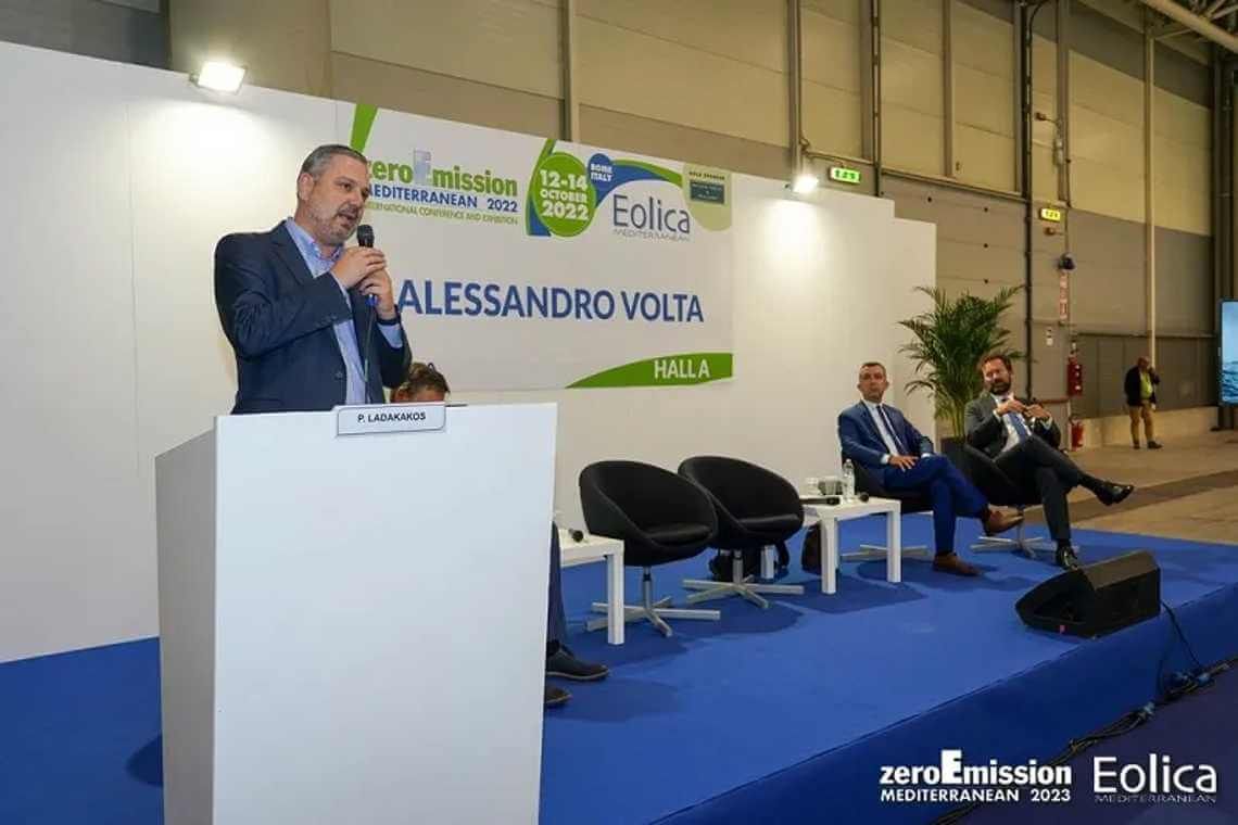Ο Πρόεδρος της ΕΛΕΤΑΕΝ, Π. Λαδακάκος, συμμετείχε στο διεθνές συνέδριο Eolica Mediterranean 2022