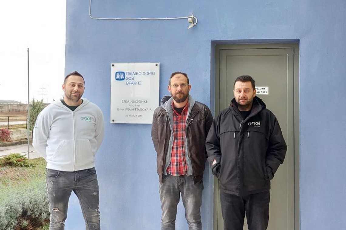 Οι εθελοντές της Enel Green Power στην Αλεξανδρούπολη