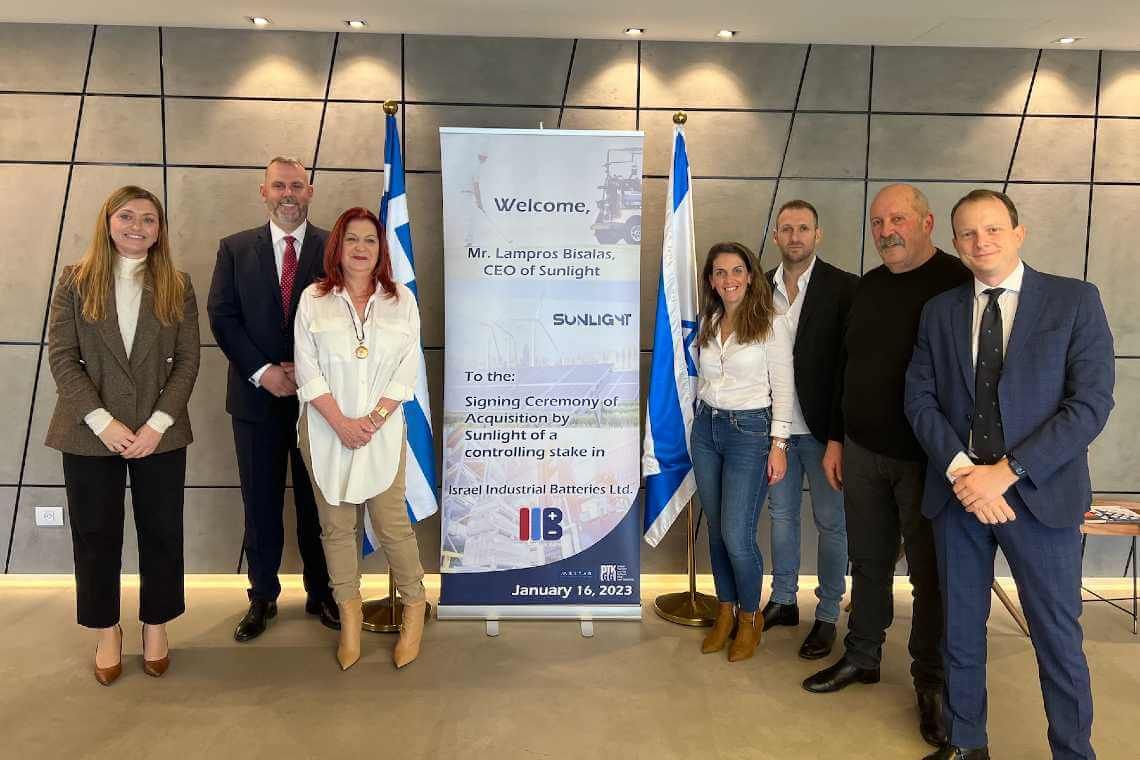 Η Sunlight Group εδραιώνει την παρουσία της στο Ισραήλ 