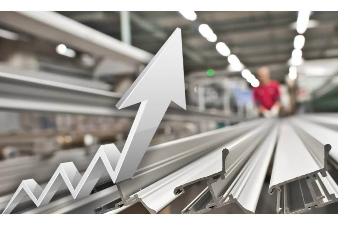 Συγκρατημένη αύξηση των πωλήσεων προϊόντων διέλασης αλουμινίου το 2022