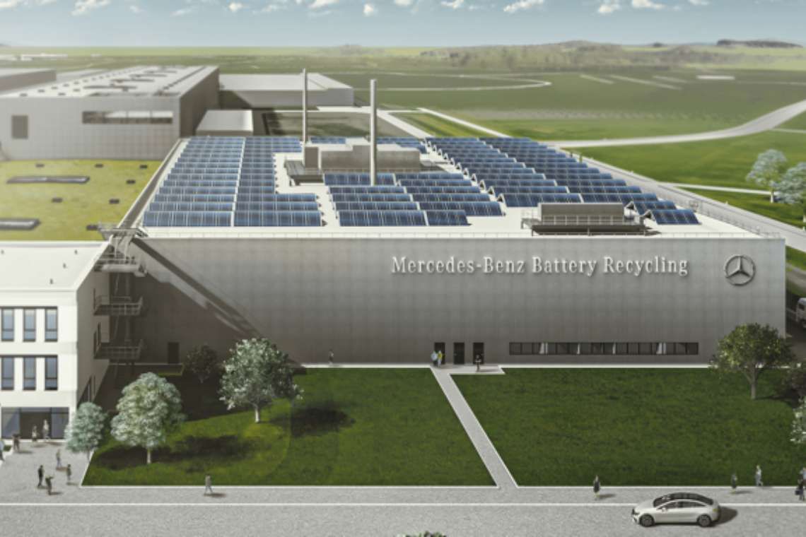 Η Mercedes θεμελιώνει εργοστάσιο ανακύκλωσης μπαταριών