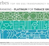 Ο Όμιλος ΠΛΑΣΤΙΚΑ ΘΡΑΚΗΣ στην υψηλότερη βαθμίδα της ελληνικής λίστας ESG του Forbes Top 100